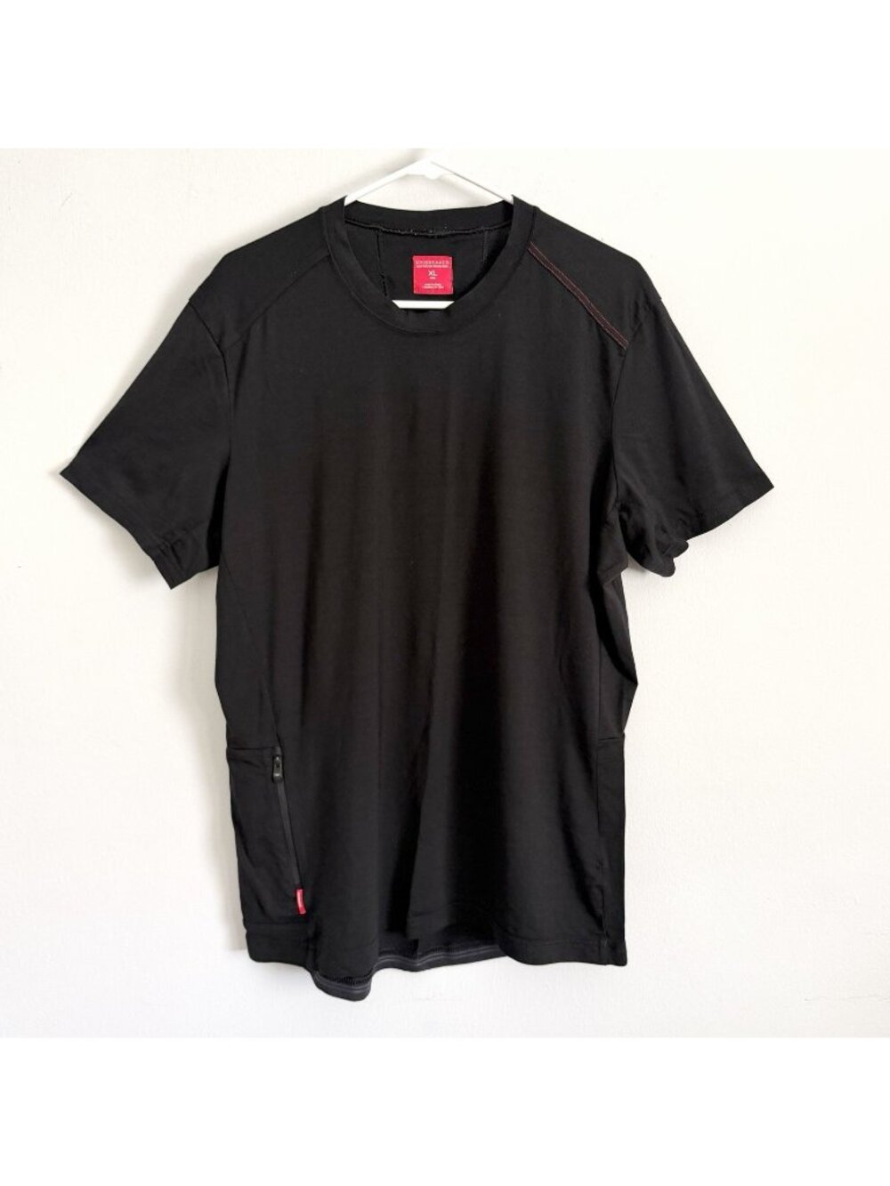 Icebreaker Black Short Sleeve Crew Neck Wool Shirt Men’s Size XL Active Wear